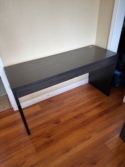 Black desk