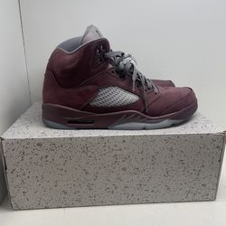 Jordan Retro 5 Burgundy Shoes 204465/13
