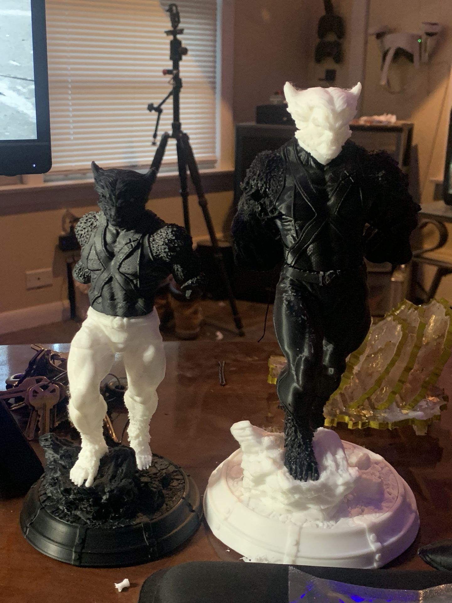 3D Printed Models (painted And Unpainted)