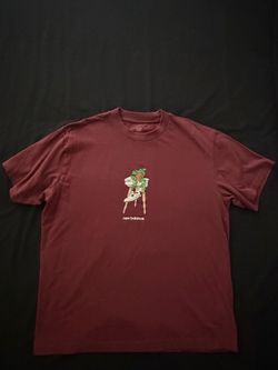 Maroon New Balance Tee