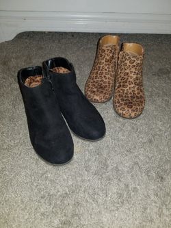 Cat & Jack Booties For Girsl Size 10