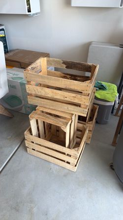 Natural wood crate (5)