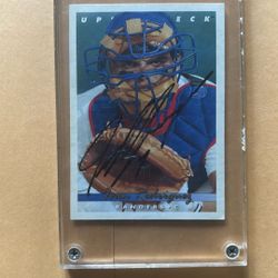 Lot of 5 Baseball Cards-one signed **SALE**