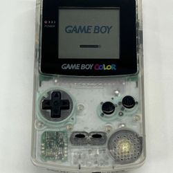 Nintendo Game Boy Color Clear Handheld Console GBC-001