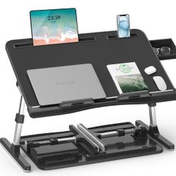 Large Leather adjustable Lap desk 