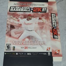 Major League 2k11 BASEBALL SPORTS 360 Xbox LIVE PLAYSTATION PS3 WII DS PC  Game 2011 only a big box