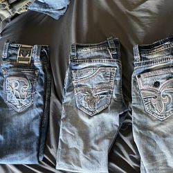 Rock revival jeans size 30&31 slim straight