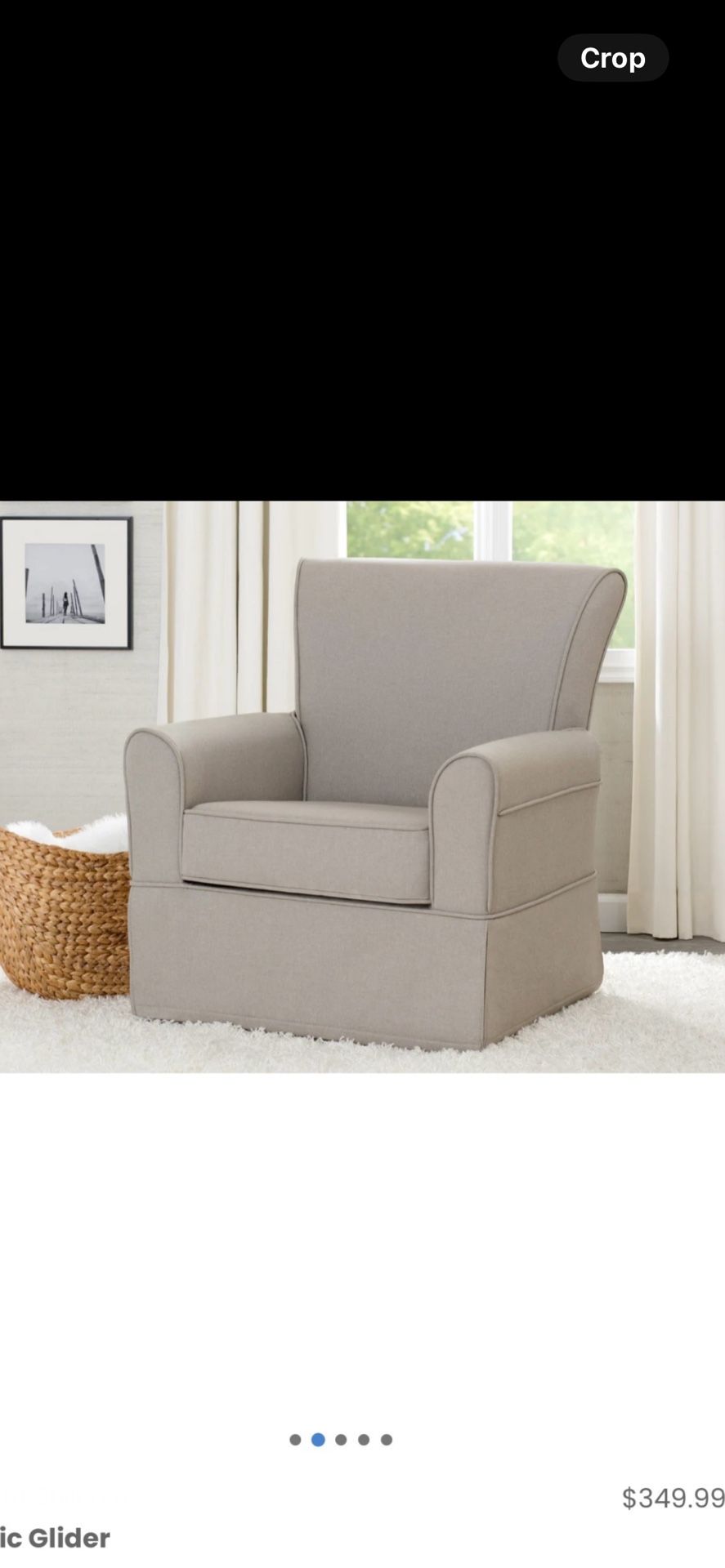 Epic Glider/ Chair/ Nursery/ Glider/ Baby/ Furniture/ Couch/ New
