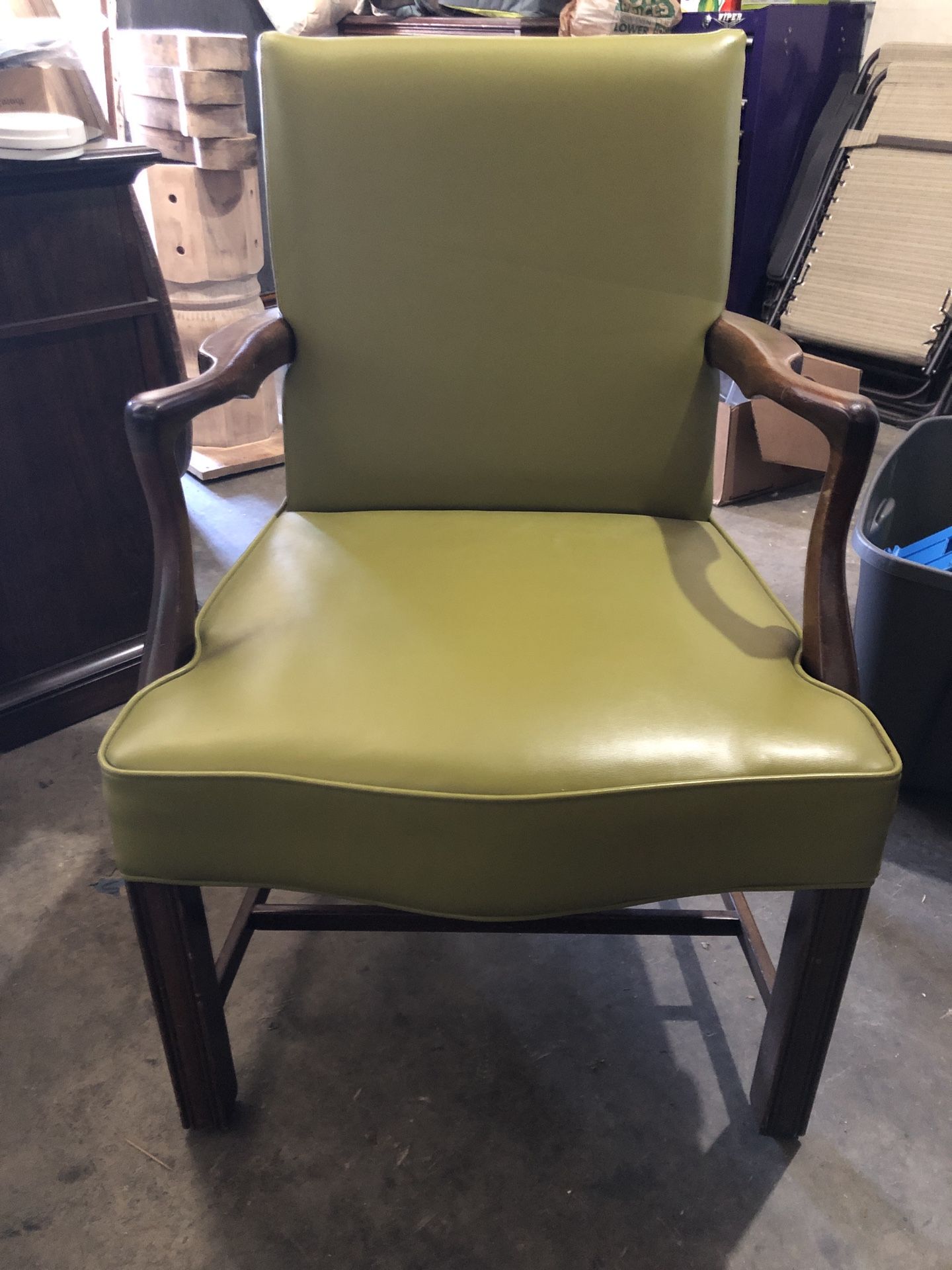 Antique Green Chairs