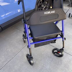 Rollator Walker All-Terrain / Brand New / Blue Color 