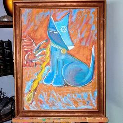 The Blue Dog Painting
