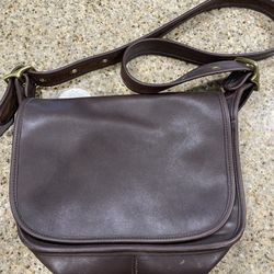 Brown Leather Coach Purse