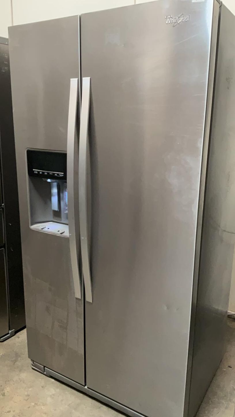 Whirlpool Side-by-Side Stainless Steel Refrigerator