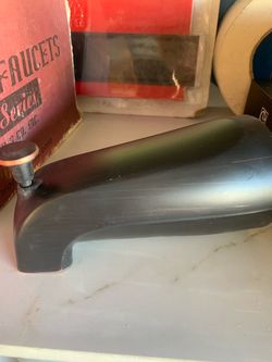 Oil Rubbed Bronze Bathtub Spout with Diverter