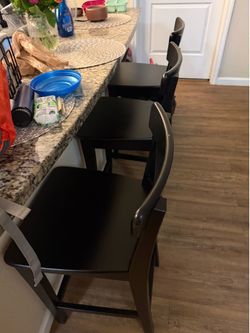 counter height, chairs