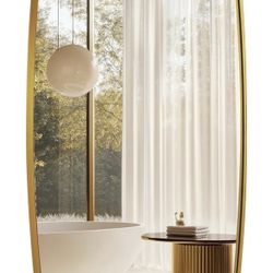 ANDY STAR 24x40” Gold Bathroom Mirror - New In Box