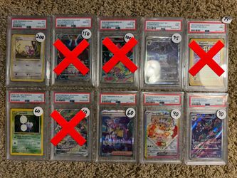 Pokemon Cards - PSA Graded Slabs