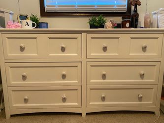 White dresser