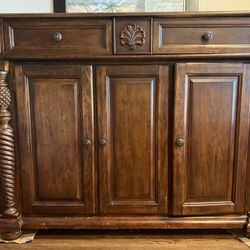 Hidden TV Entertainment Center & Wine Bar