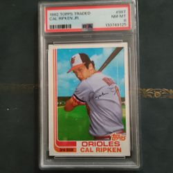 Cal Ripken Topps Traded 98T Rookie Baseball Card  PSA 8 