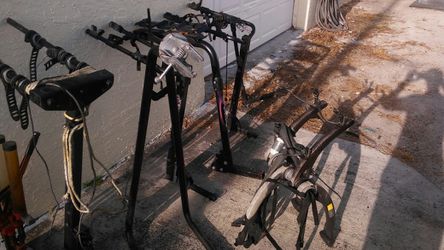 Bike rack all different kinds
