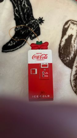 Mini vending machine ornament coke cola