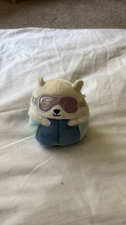 Squishmallow Polar Bear Ski Plush Toy