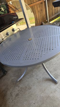 mesa de eluminio