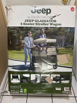 JEEP GLADIATOR 4 SEATERS STROLLER AND WAGON BRAND NEW
