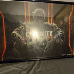 Original BO3 Double-sided Poster