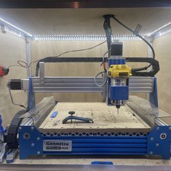 Genmitsu PROVerXL 4030 CNC Router + DeWalt DWP611 + LED Enclosure