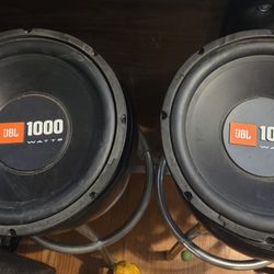 1000w JBL Speakers
