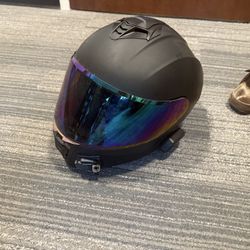 AuBoa Motorcycle Helmet With Comms Set