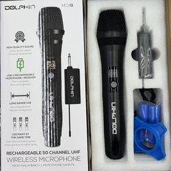 NEW Dolphin MCX11 Wireless Microphone- 50 Channels