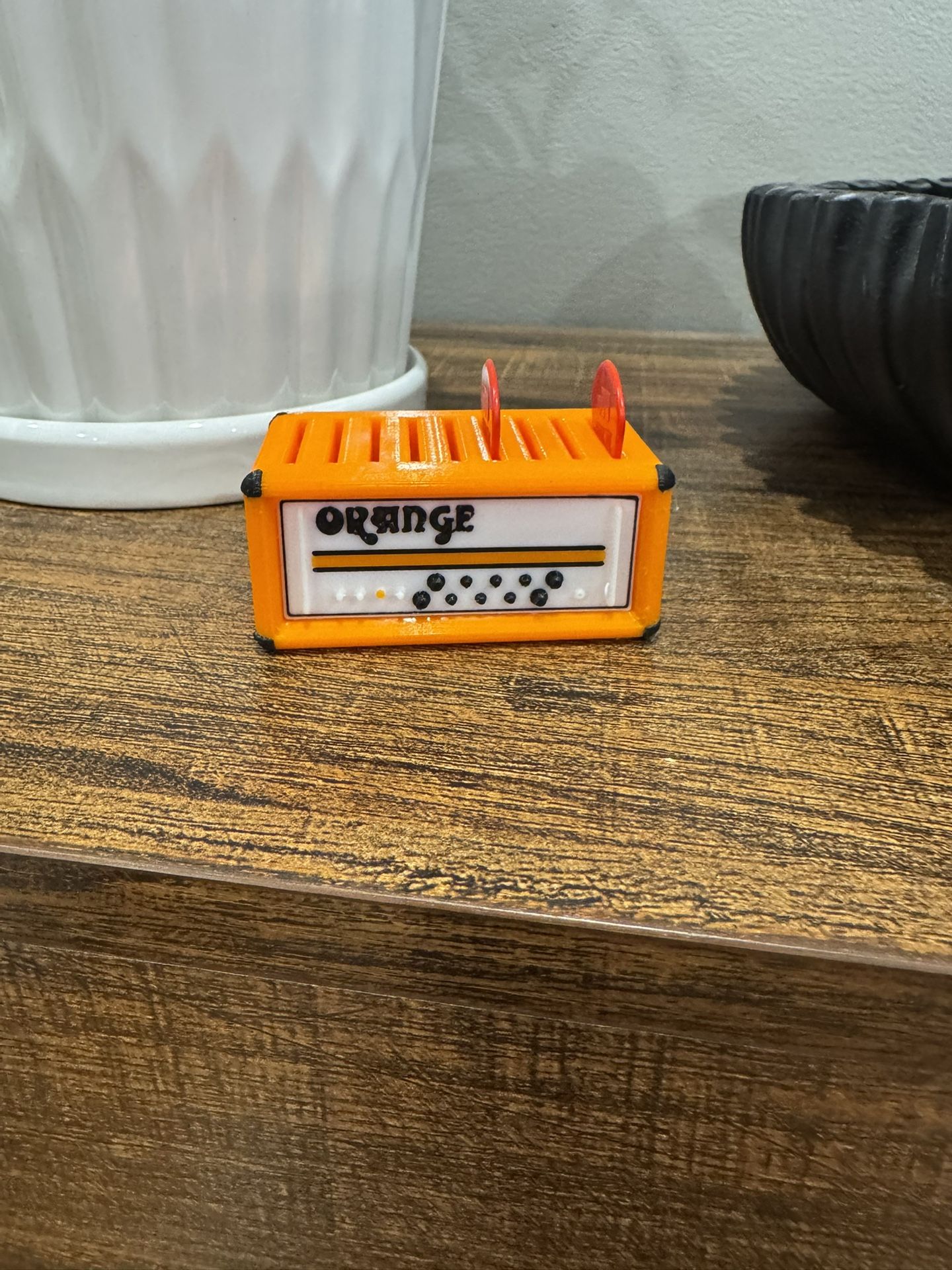 Orange Amp Guitar Pick Holder