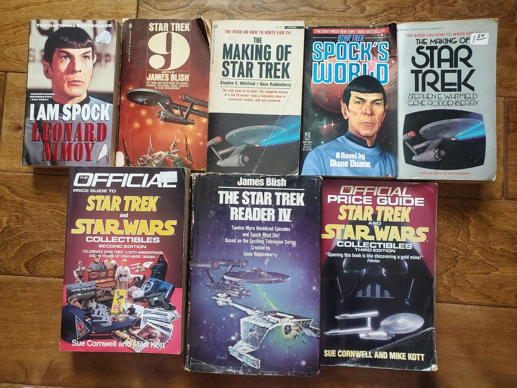 A Bunch Of Star Trek Books