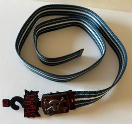 Nylon Belt with Skull Buckle