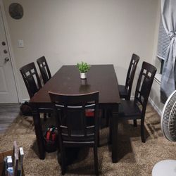 Table With Five Chairs For Sale OBO
