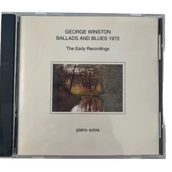 Ballads And Blues 1972 (Piano Solos) by George Winston (CD, 1994) Music