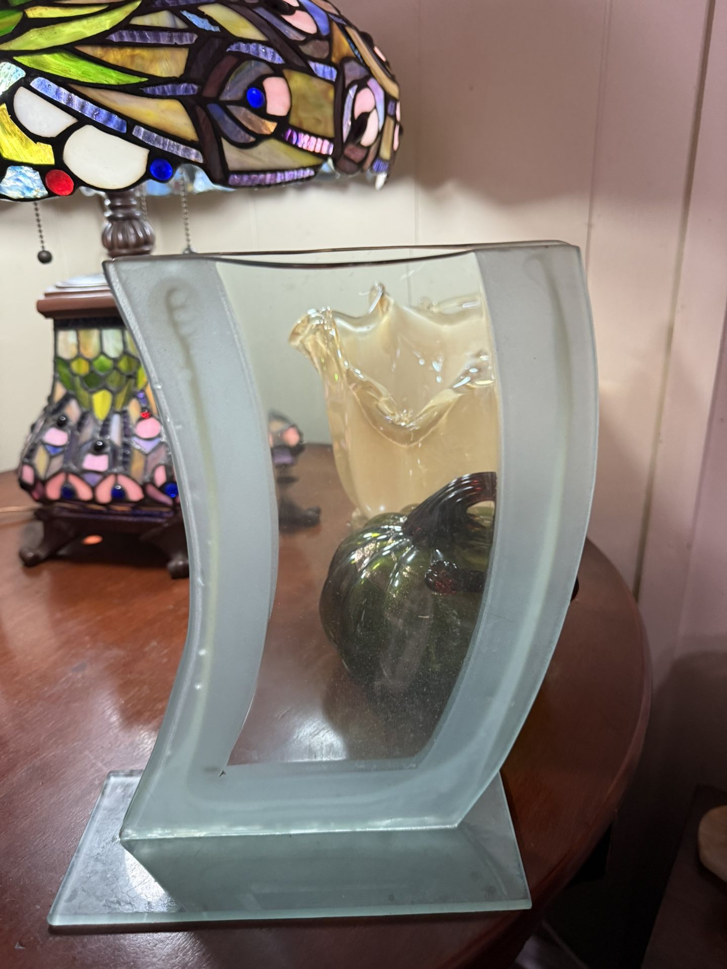 Fused Art Glass Vase