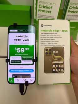 Get the 2025 Motorola Edge for $59.99 when you switch to Cricket!