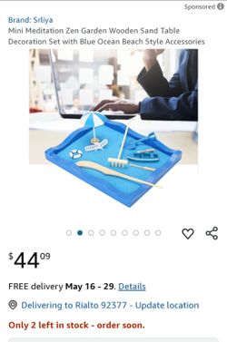 Mini Zen Garden Sand Tray Set