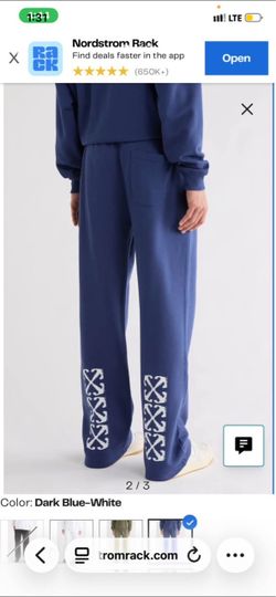 Off white windy arrow sweats