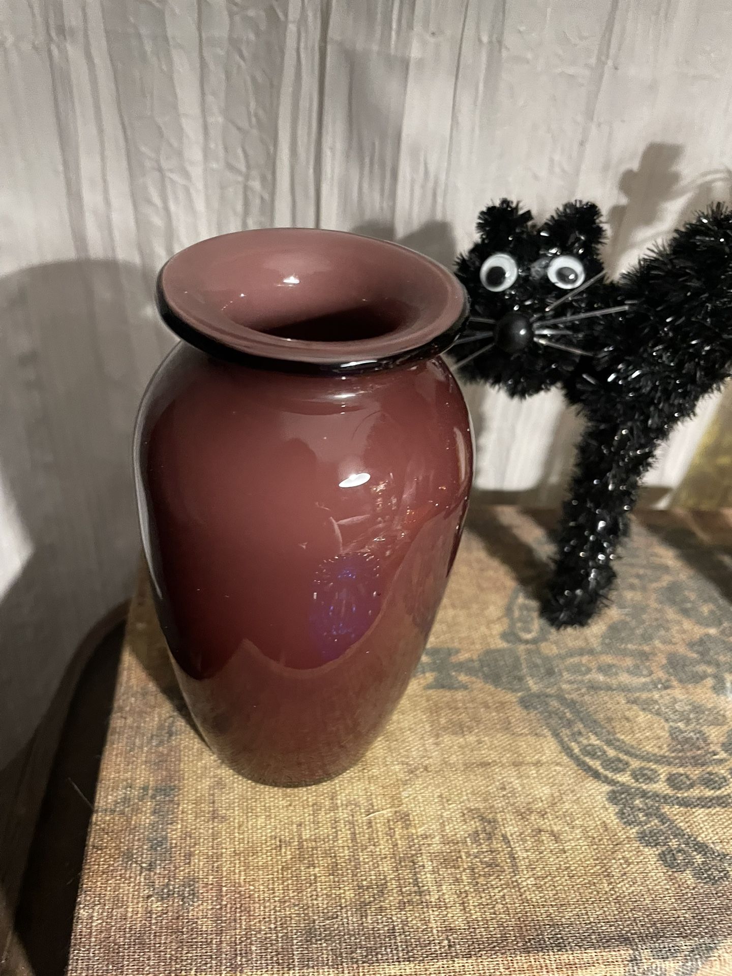  Small Beautiful glass Bud vase By Larry Laslo For Mikasa 