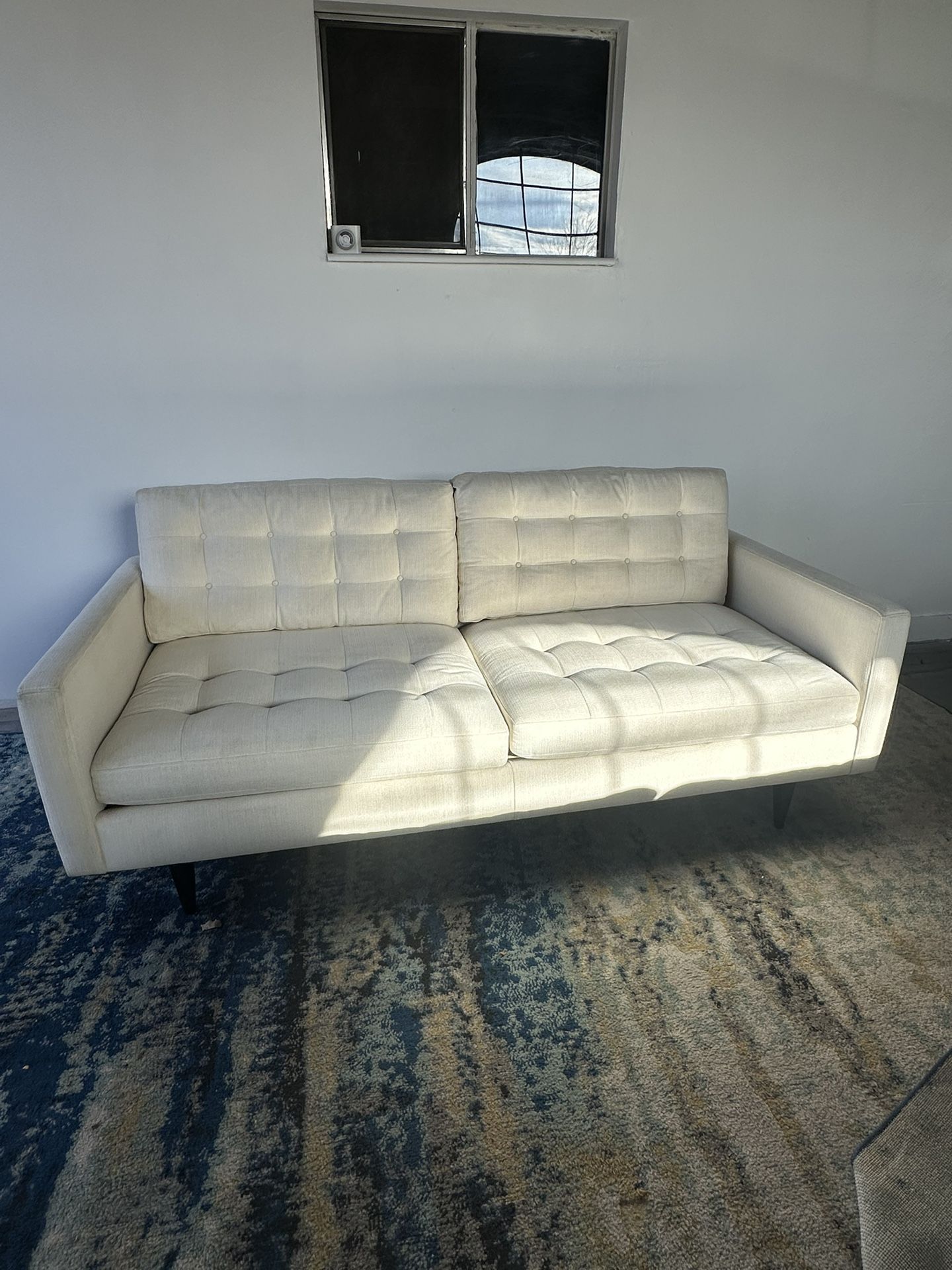 Crate & Barrel Petrie MCM Sofa couch