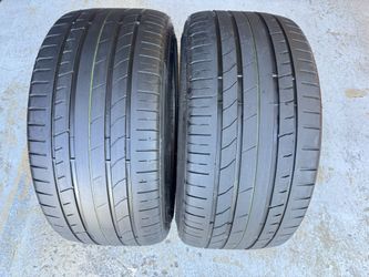 TWO TIRES 315/35/20 Accelera Iota Used 70% Left On Sale Cheap 