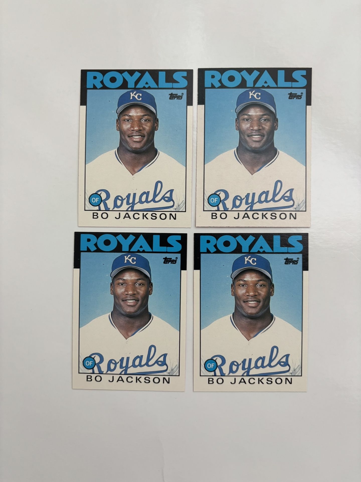 Bo Jackson 1986 Topps Traded Rookie Baseball Cards