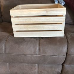 Wooden Box Crate 