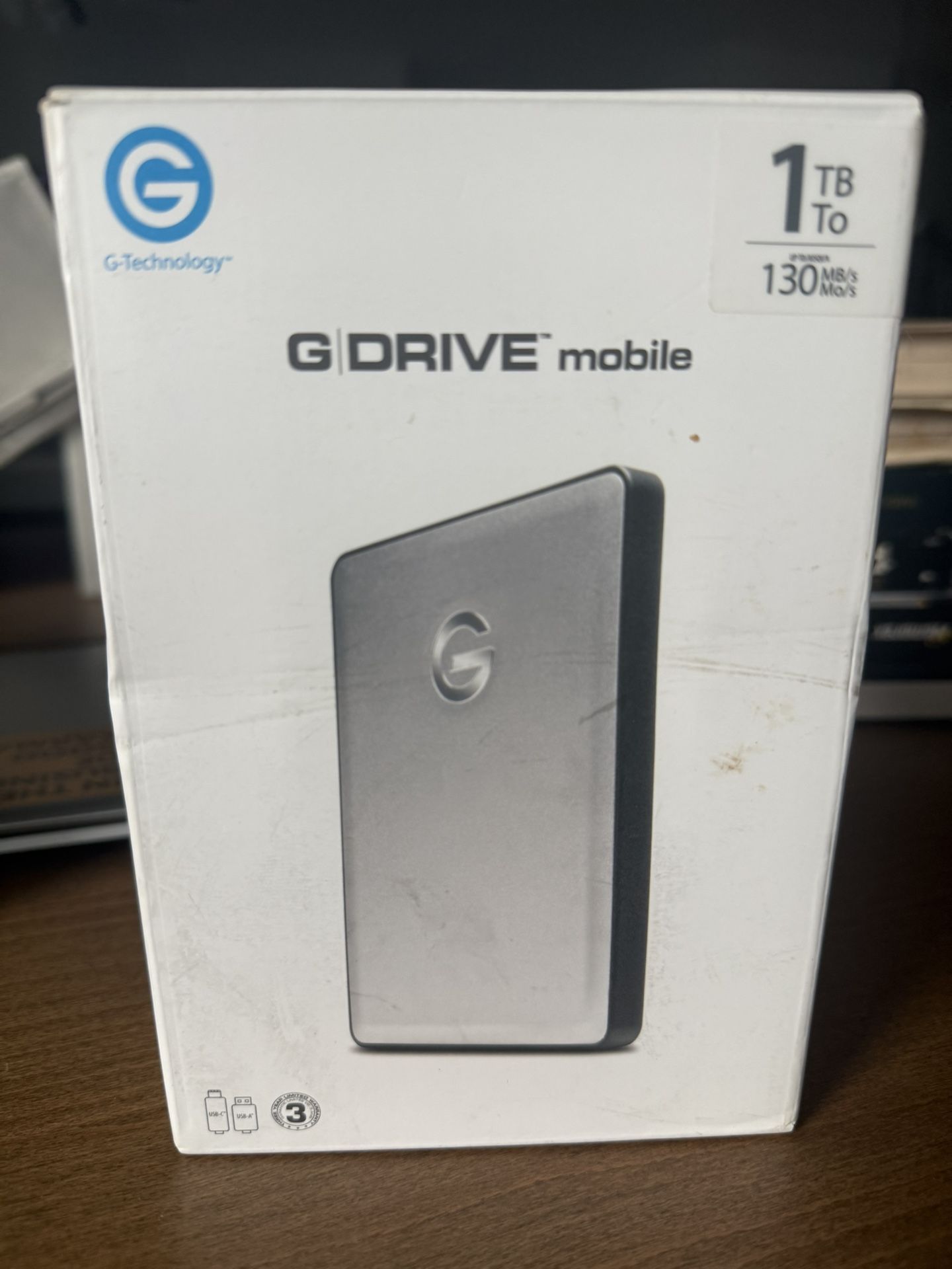 G Drive Portable Hard drive 1TB