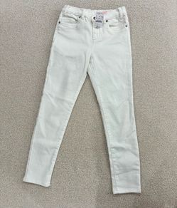 NEW Crewcuts white pants, girls size 10